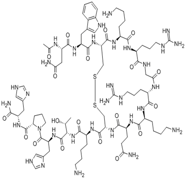 Acetyl-AMyloid bA4 Protein Precursor770 (96-110) (cyclized) molecular structure.png