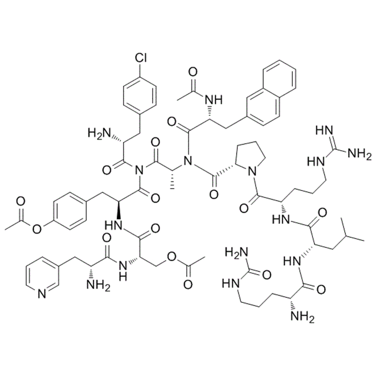 Cetrorelix Acetate  CAS NO.130143-01-0, 20287-85-6(net).jpg